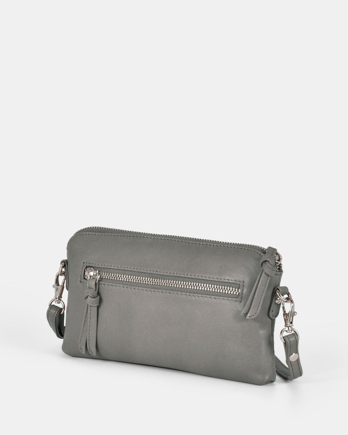 Kara Leather Crossbody Purse 2 in 1 - Denim