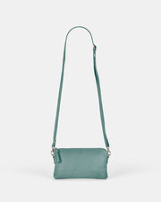 Kara Leather Crossbody Purse 2 in 1 - Ocean