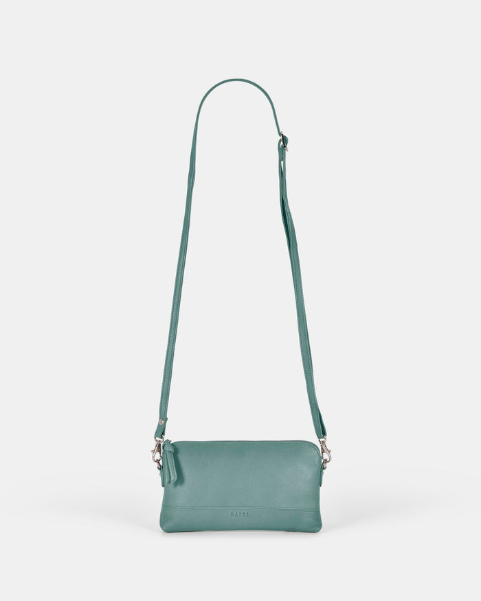 Kara Leather Crossbody Purse 2 in 1 - Ocean