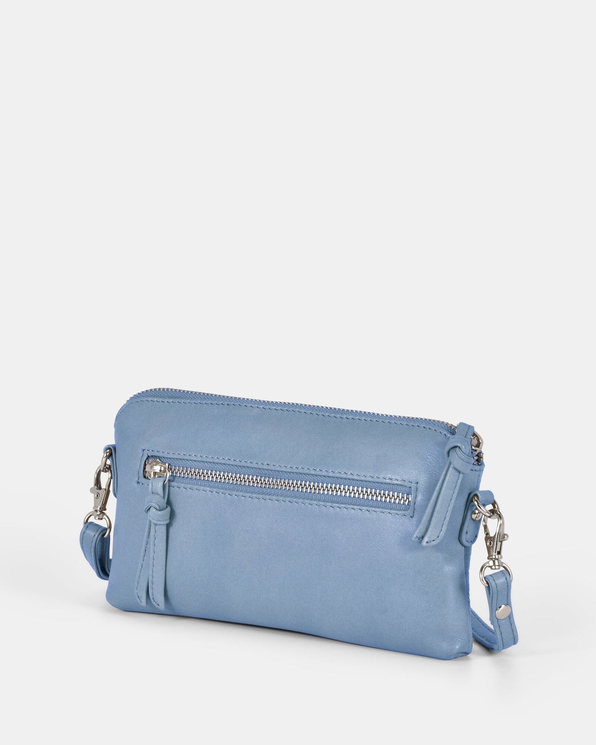 Kara Leather Crossbody Purse 2 in 1 - Powder