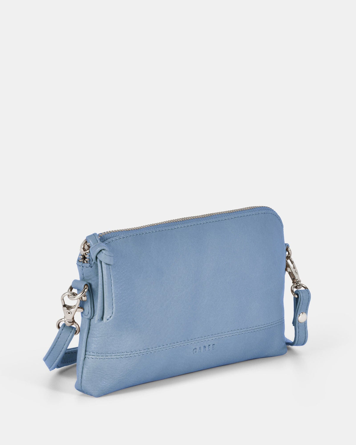 Kara Leather Crossbody Purse 2 in 1 - Powder