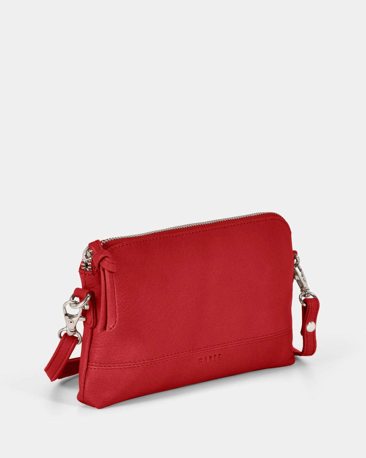 Kara Leather Crossbody Purse 2 in 1 - Red