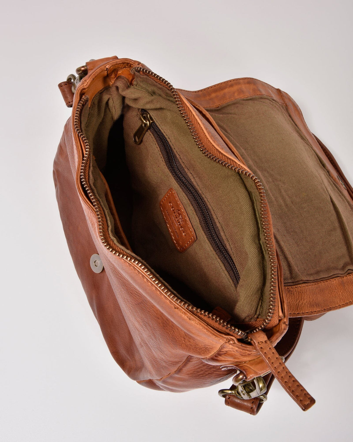 Kenmore Leather Flap Crossbody