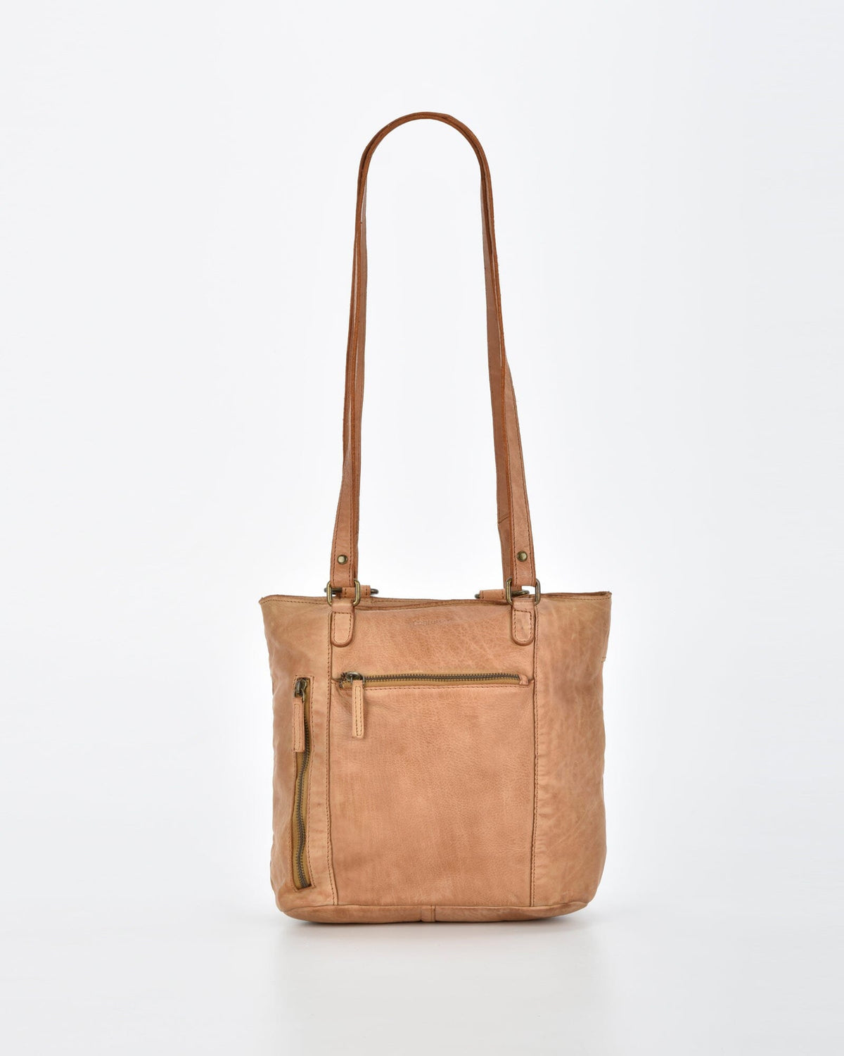 Keppel Rugged Leather Convertible Backpack-shoulder bag - 2 in 1