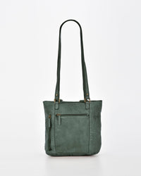Keppel Rugged Leather Convertible Backpack-shoulder bag - 2 in 1