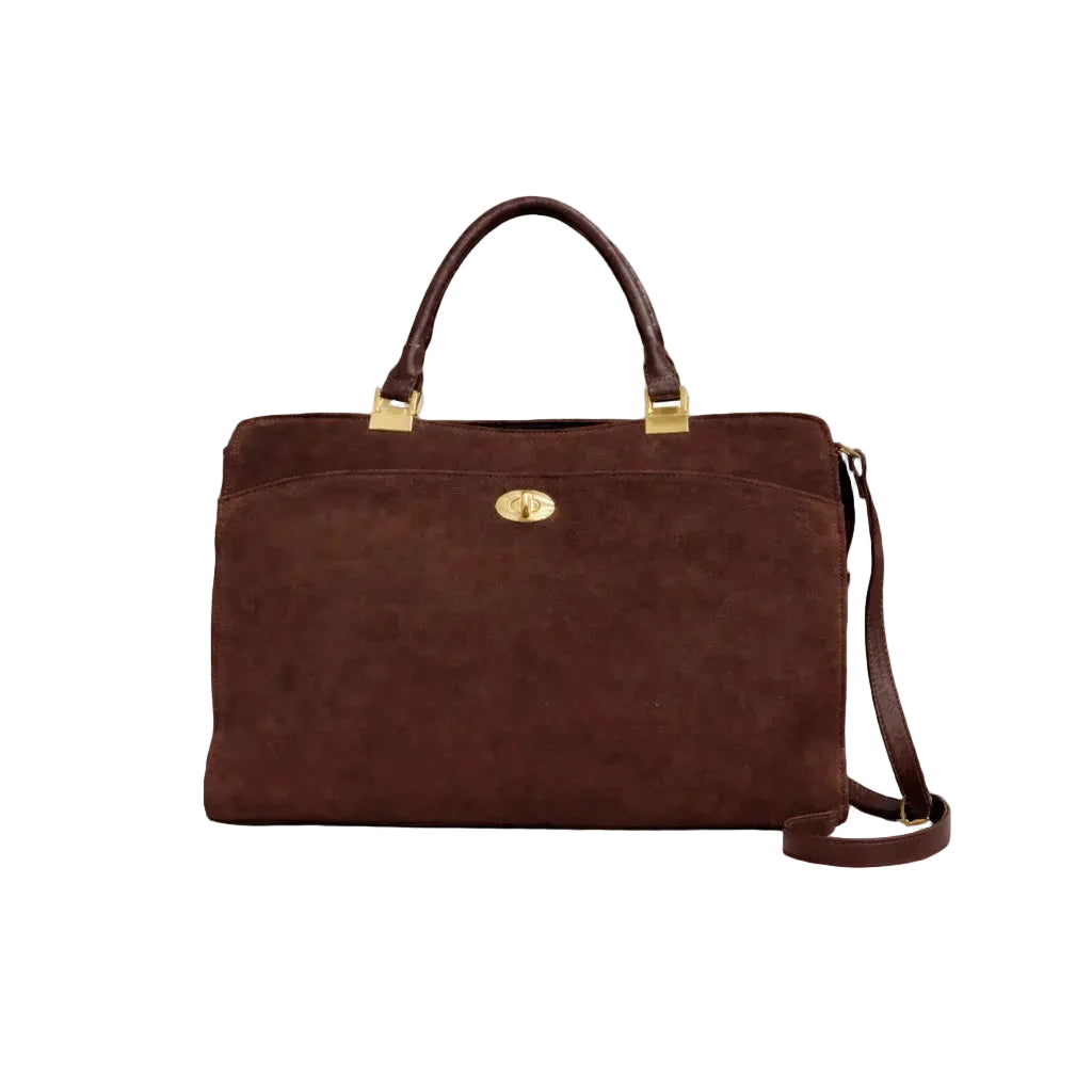 Kew Suede & Leather Business Bag