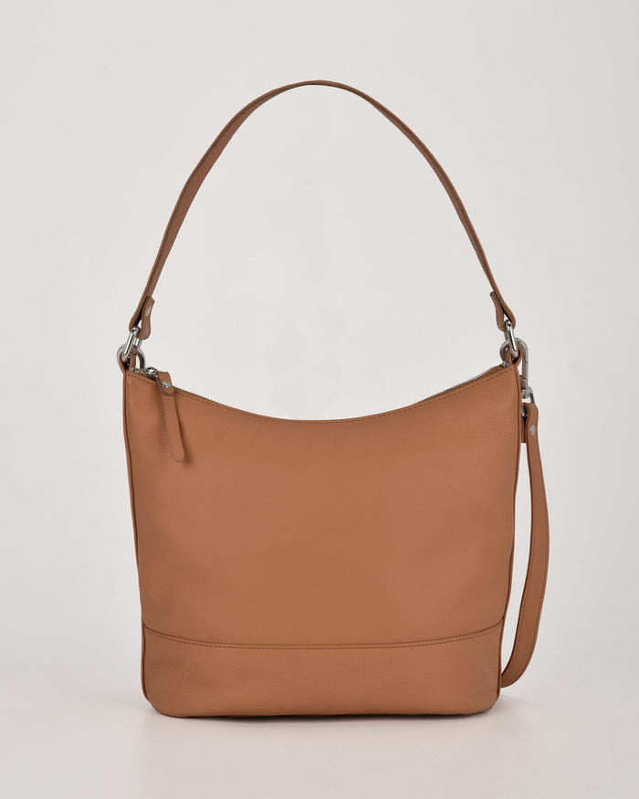 Kirsten Leather Slouch Bag GABEE Tan 