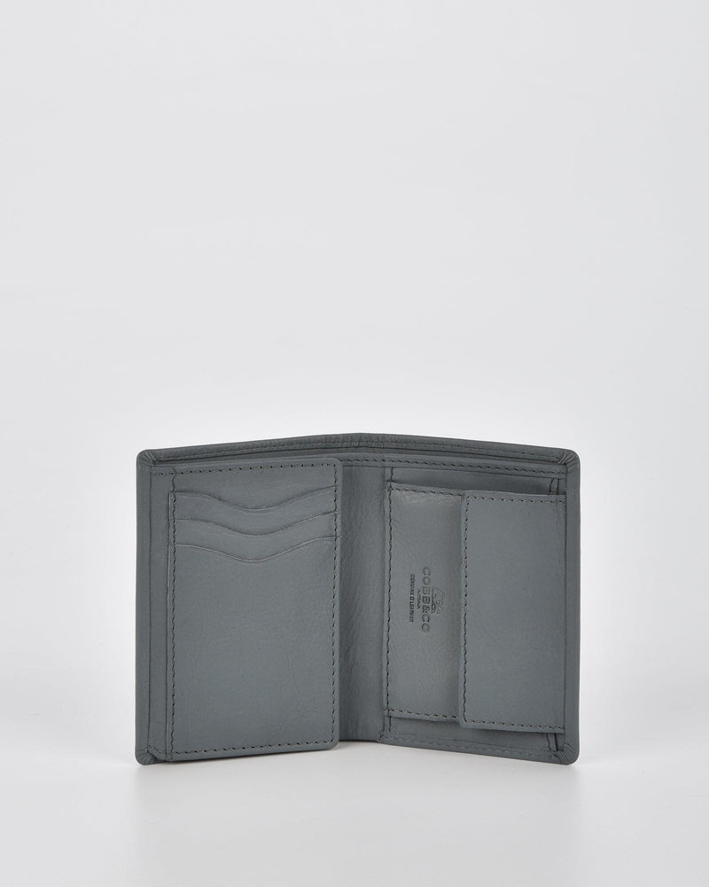 Kol Leather Fold Out with Coin Pouch RFID Wallet