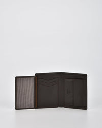 Kol Leather Fold Out with Coin Pouch RFID Wallet