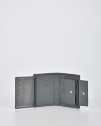 Kol Leather Fold Out with Coin Pouch RFID Wallet