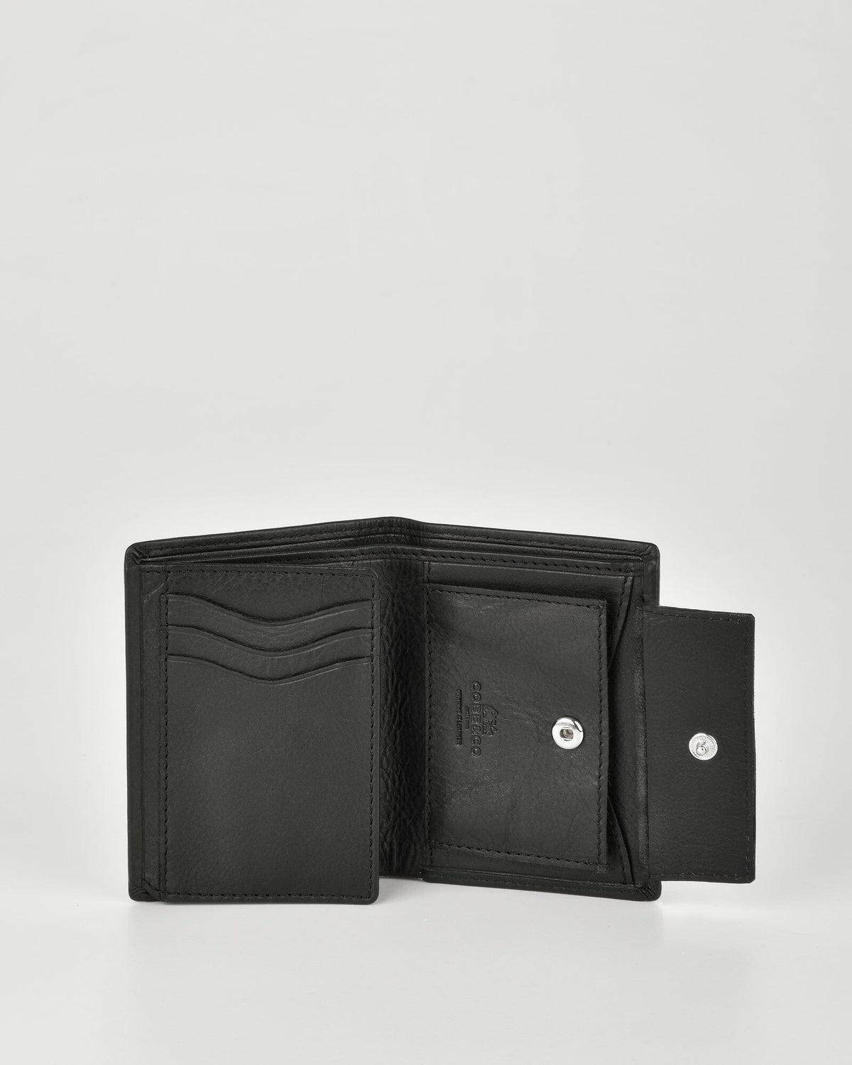 Kol Leather Fold Out with Coin Pouch RFID Wallet