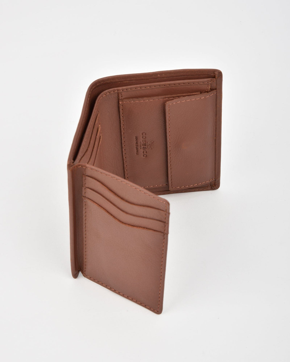 Kol Leather Fold Out with Coin Pouch RFID Wallet