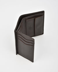 Kol Leather Fold Out with Coin Pouch RFID Wallet