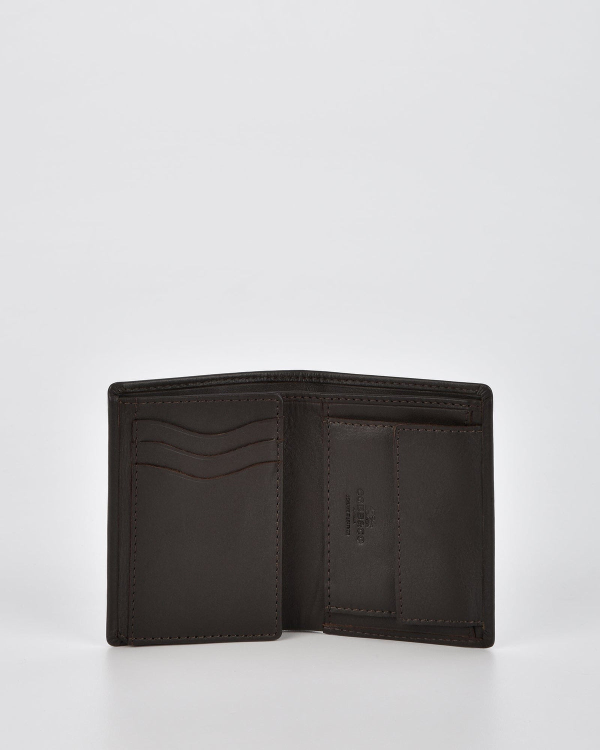 Kol Leather Fold Out with Coin Pouch RFID Wallet