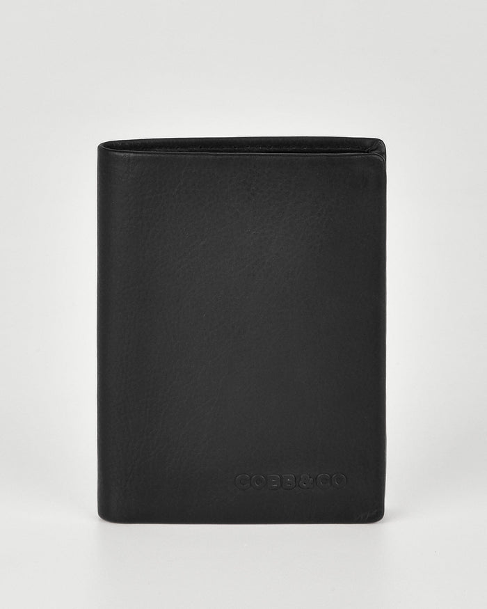 Kol Leather Fold Out with Coin Pouch RFID Wallet