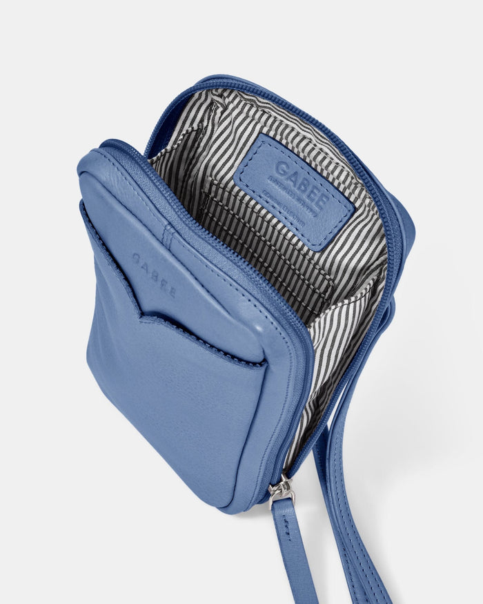 Kyra Leather Compact Carryall Bag - Powder