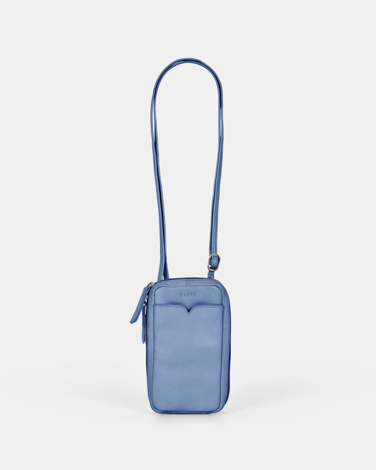 Kyra Leather Compact Carryall Bag - Powder