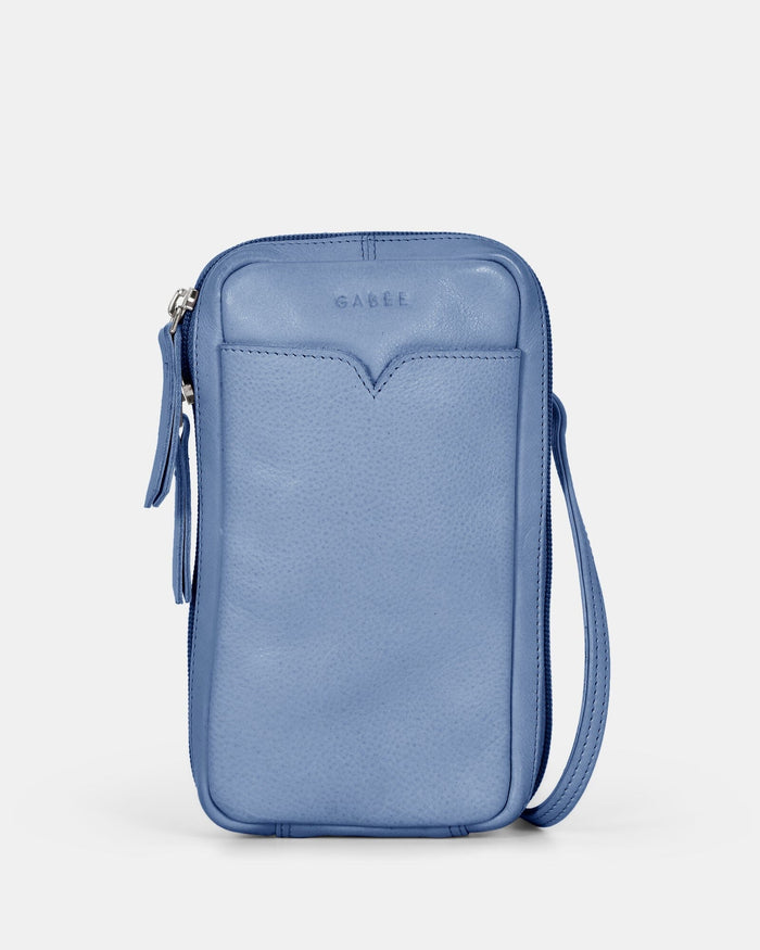 Kyra Leather Compact Carryall Bag - Powder