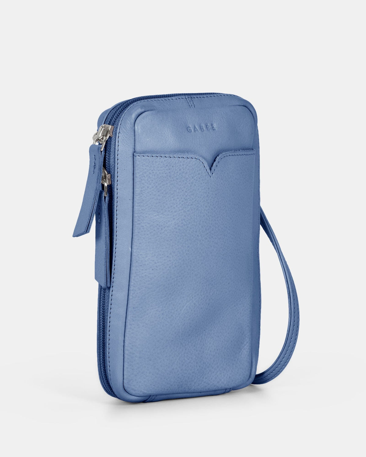 Kyra Leather Compact Carryall Bag - Powder