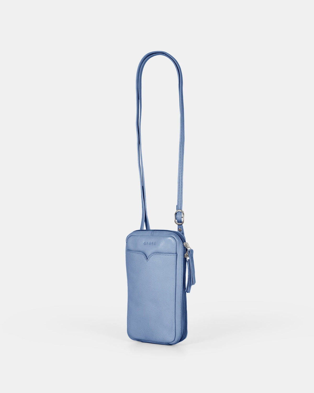 Kyra Leather Compact Carryall Bag - Powder