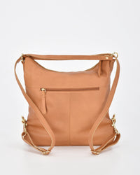 Lacey Leather 2-in-1 Convertible Handbag Backpack Backpack GABEE 