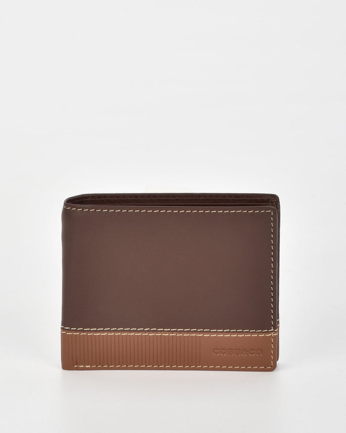 Langford Two Tone RFID Bifold Men's Leather Wallet