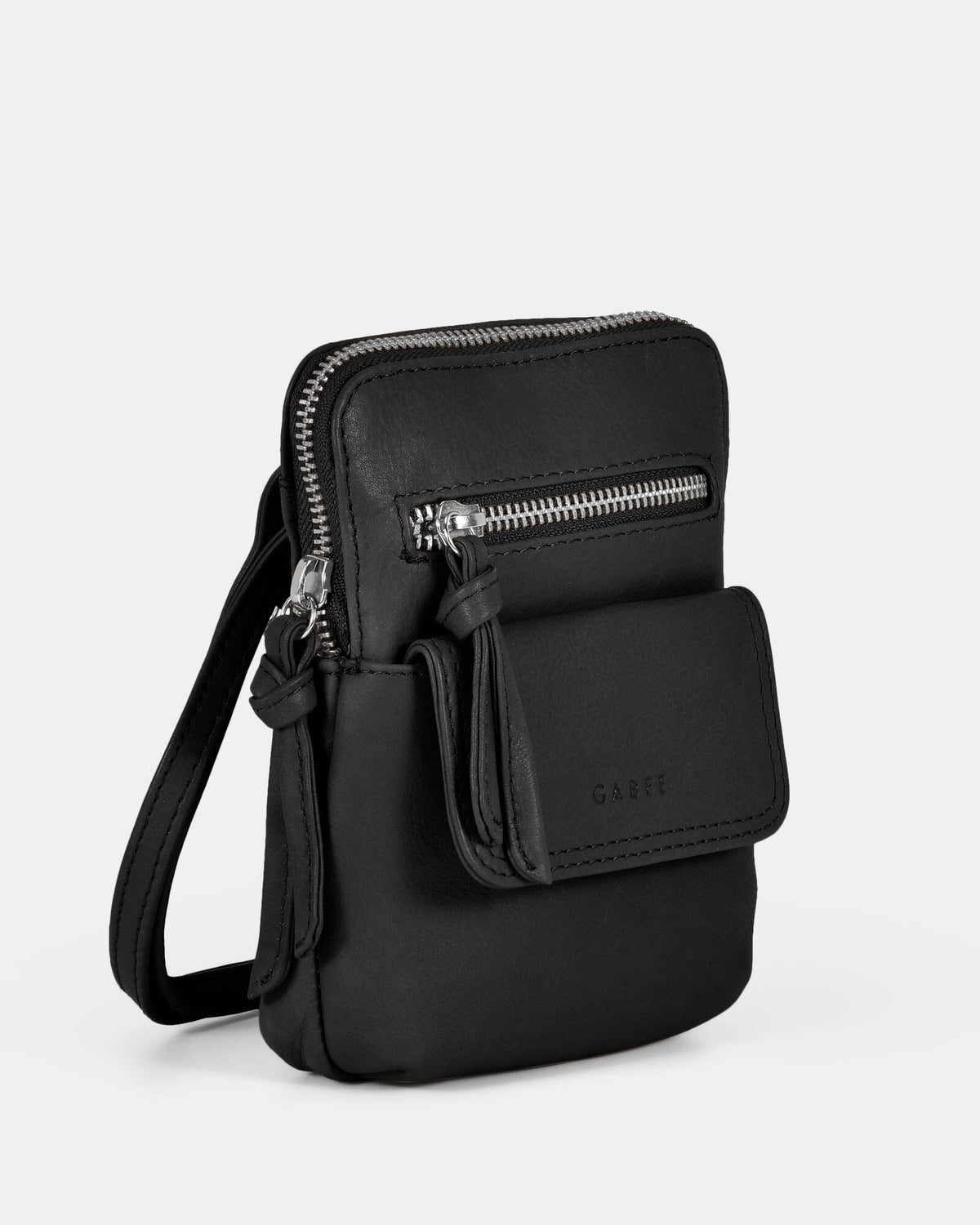 Lauren Leather Mini Crossbody - Black