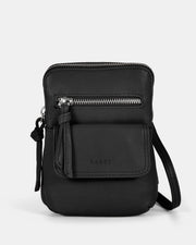 Lauren Leather Mini Crossbody - Black