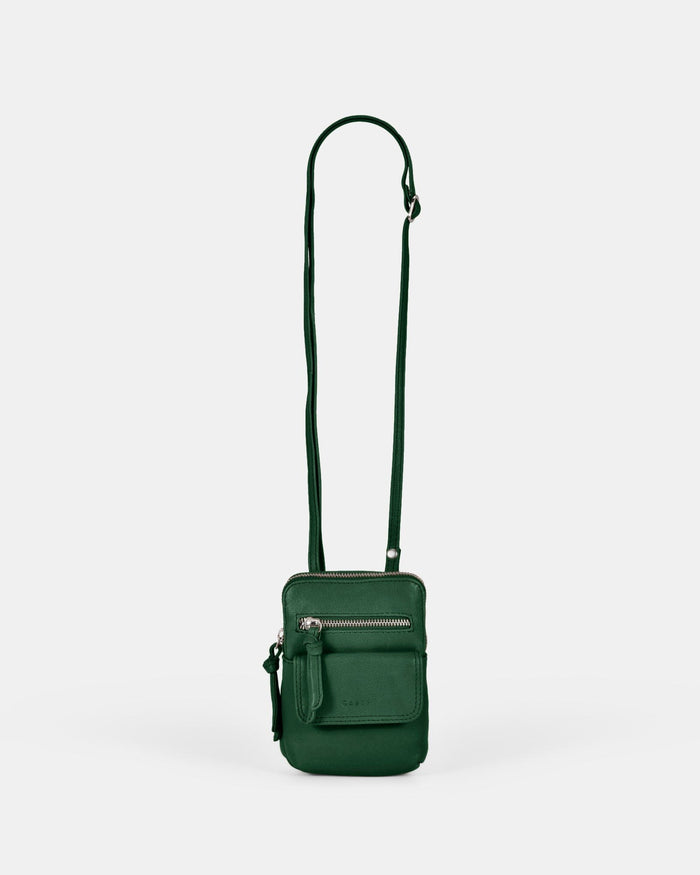 Lauren Leather Mini Crossbody - Forest