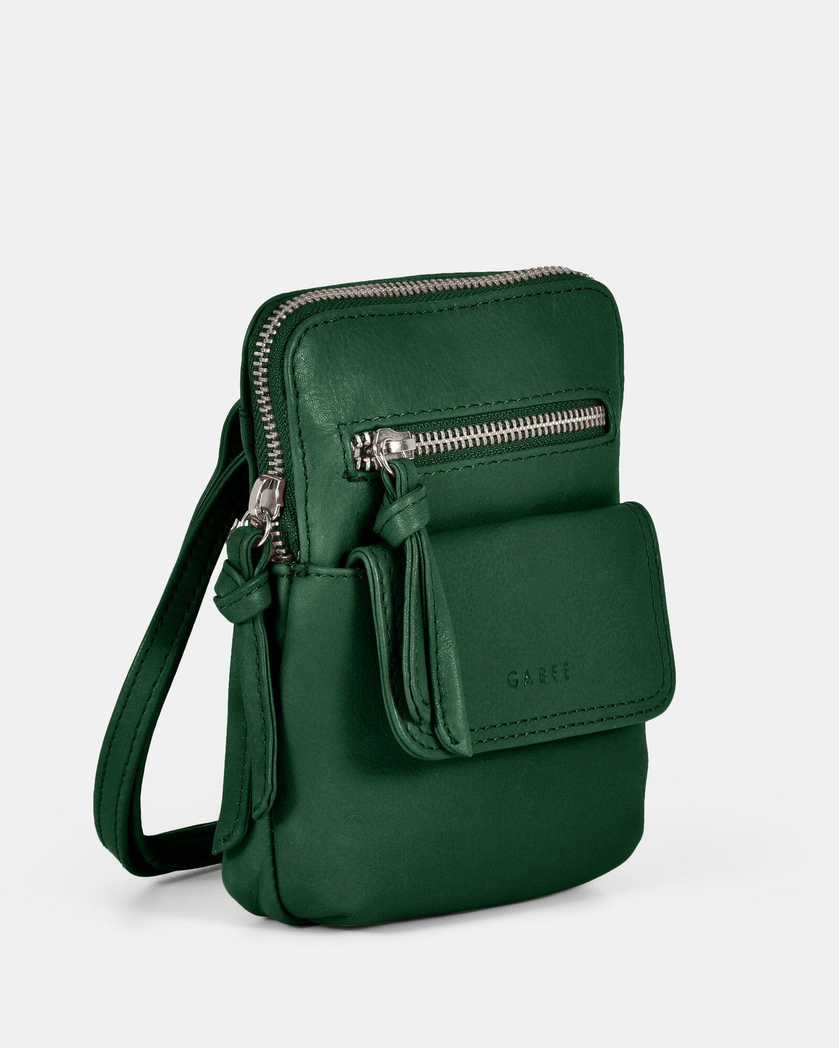 Lauren Leather Mini Crossbody - Forest