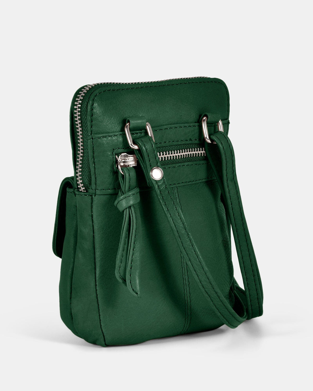 Lauren Leather Mini Crossbody - Forest