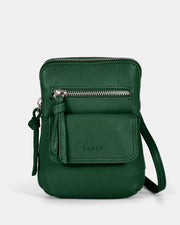 Lauren Leather Mini Crossbody - Forest