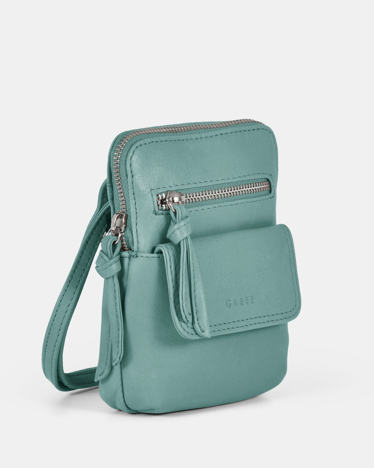 Lauren Leather Mini Crossbody - Ocean
