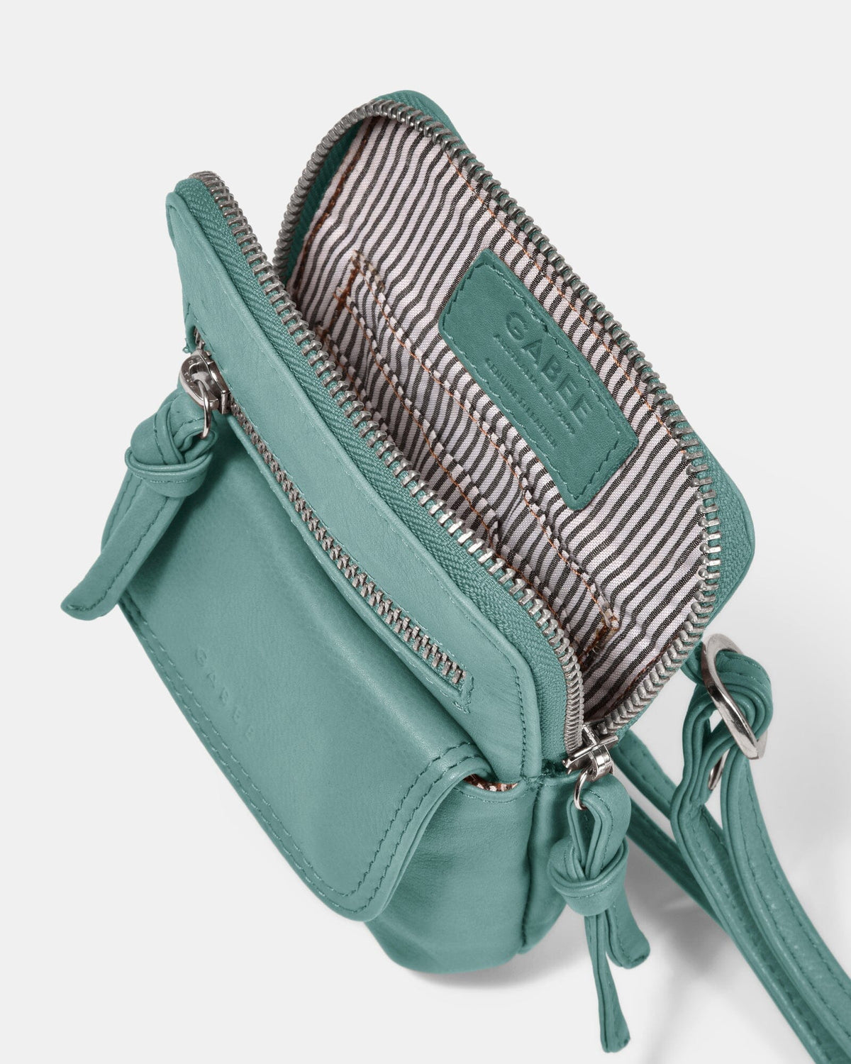 Lauren Leather Mini Crossbody - Ocean