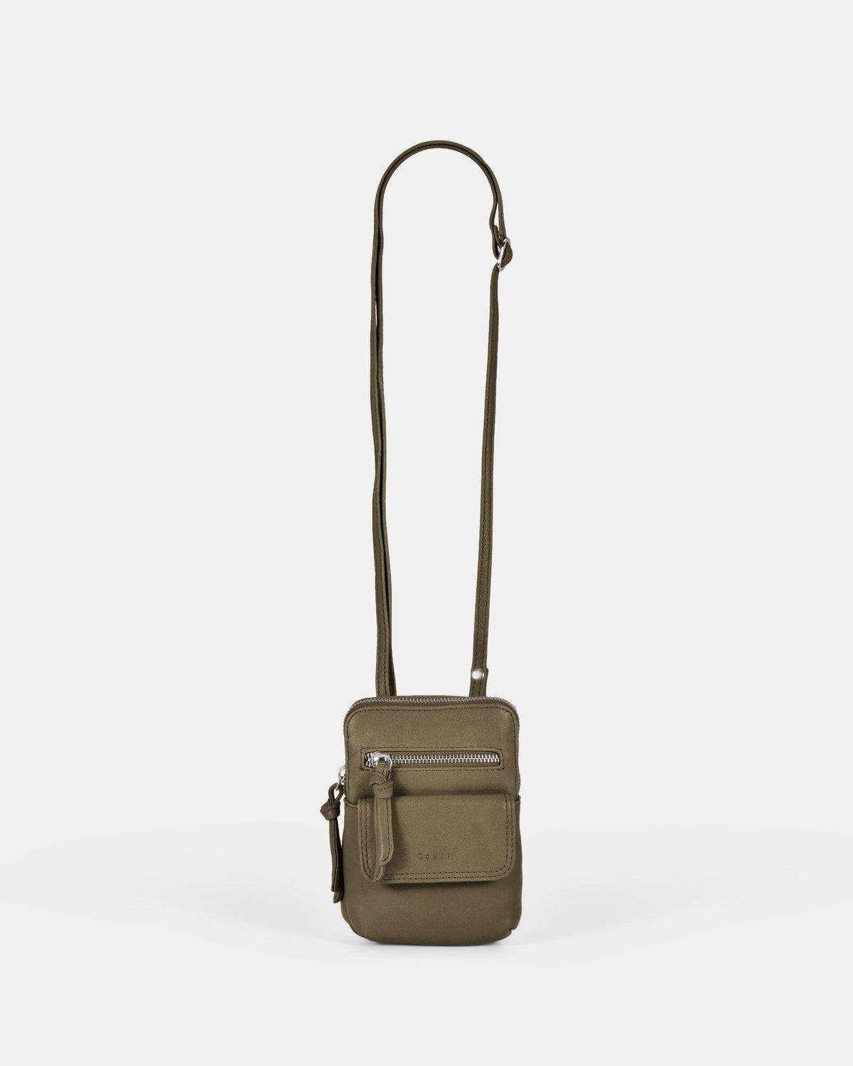 Lauren Leather Mini Crossbody - Olive