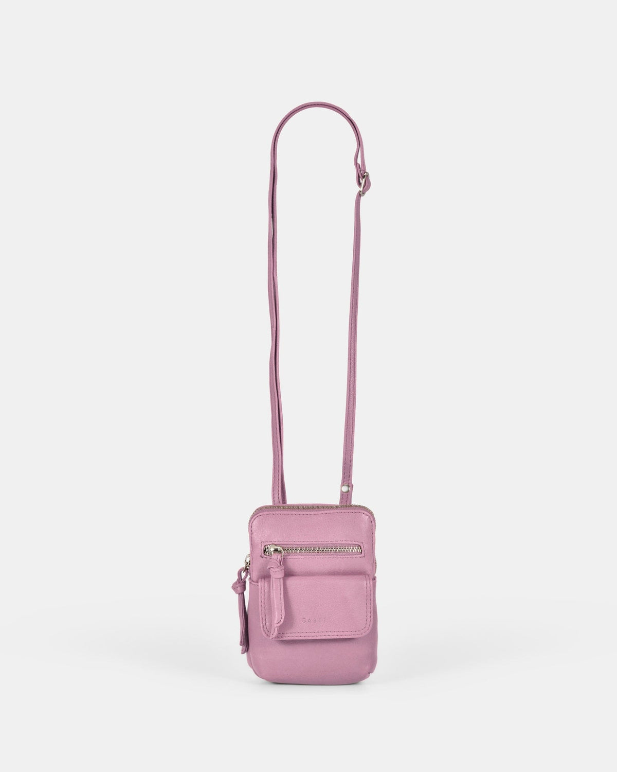Lauren Leather Mini Crossbody - Pink