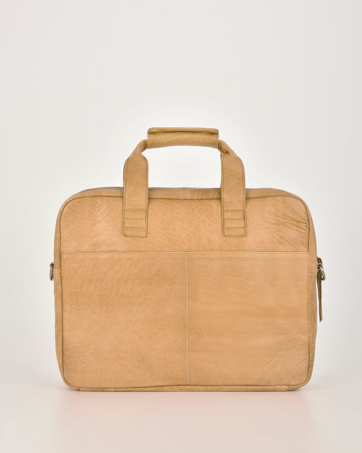 Lawson Soft Leather Briefcase - Camel