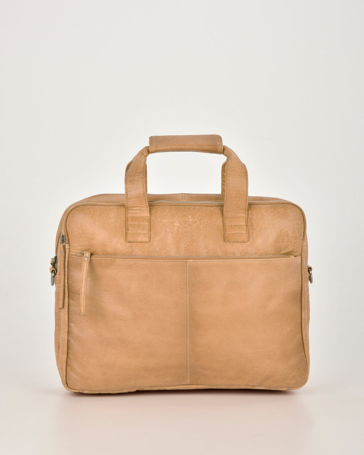 Lawson Soft Leather Briefcase - Camel