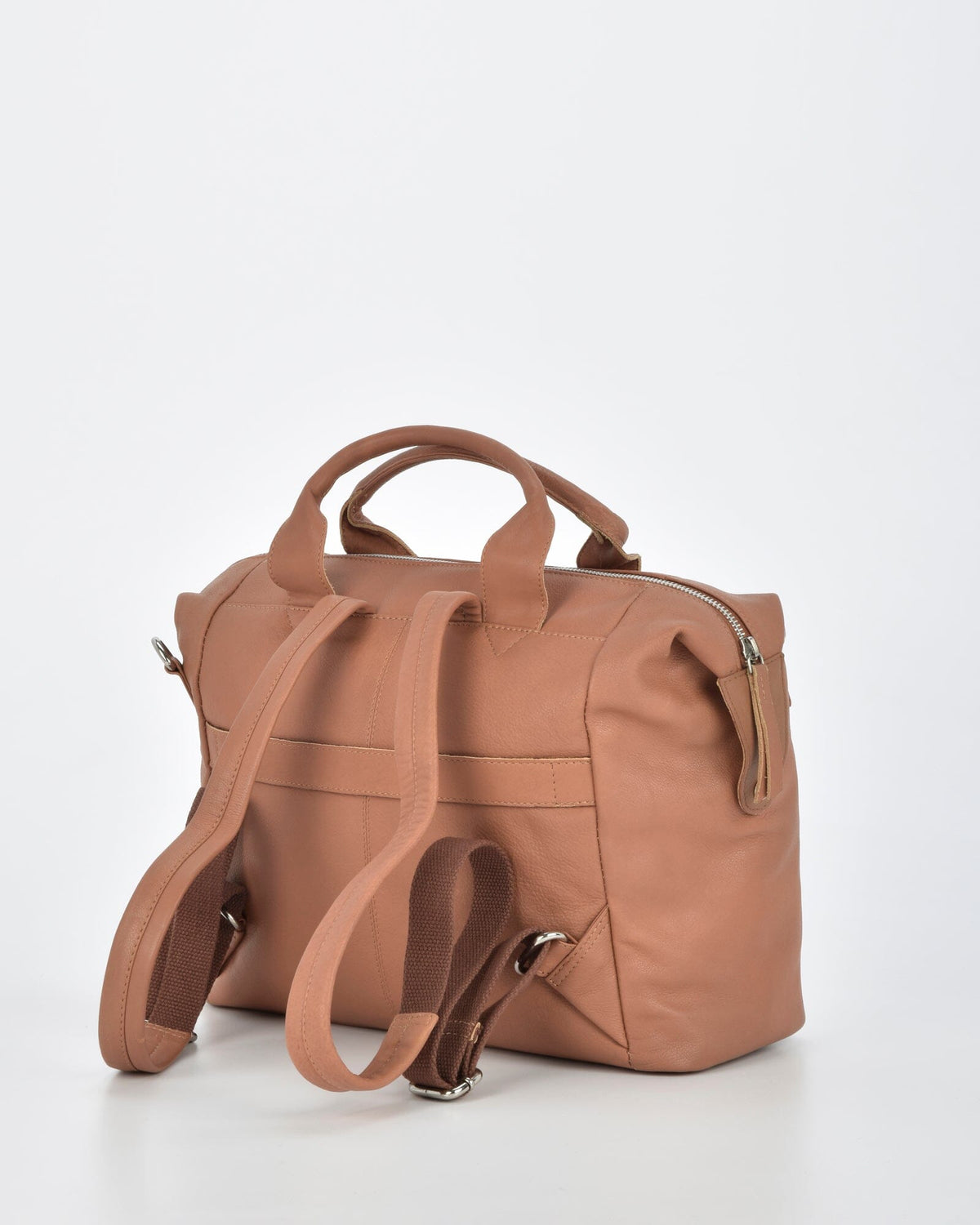 Lucy Leather 2-in-1 Convertible Handbag Backpack