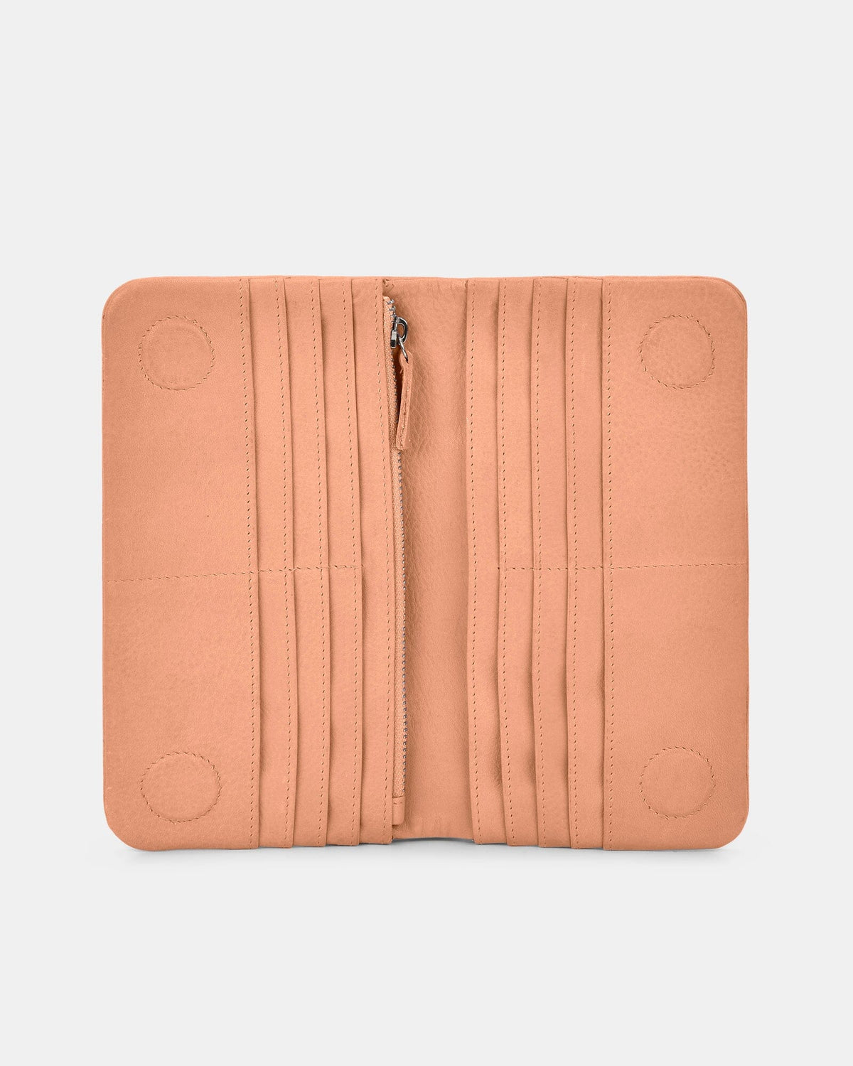 Luna RFID Leather Ladies Wallet - Camel