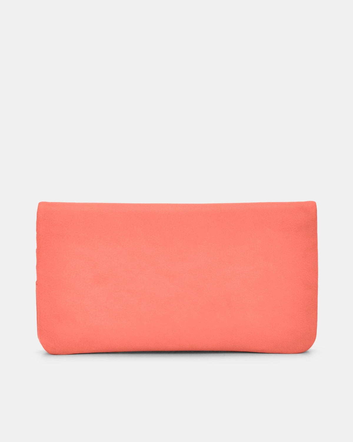 Luna RFID Leather Ladies Wallet - Coral