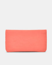 Luna RFID Leather Ladies Wallet - Coral