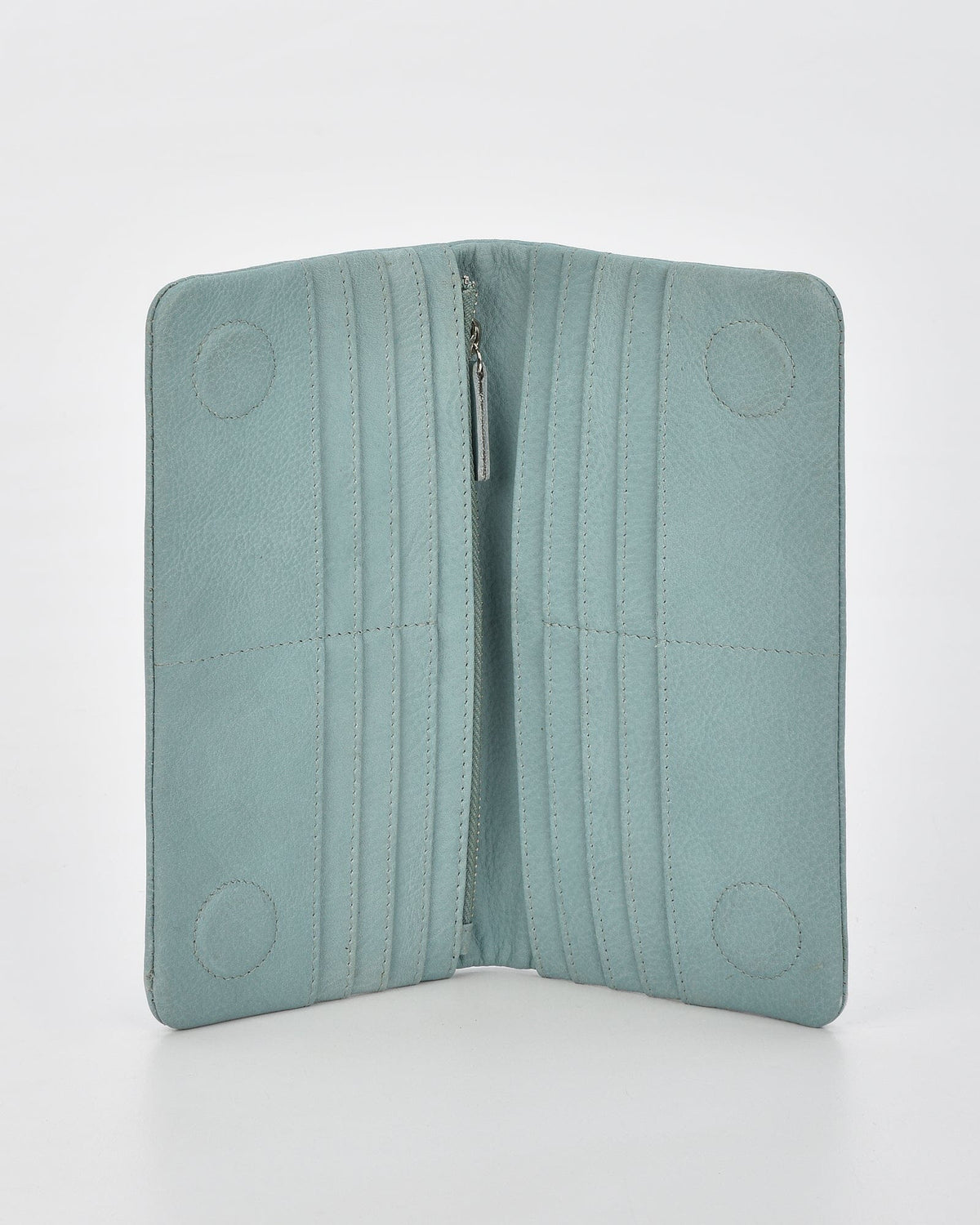 Luna RFID Leather Ladies Wallet - Ocean