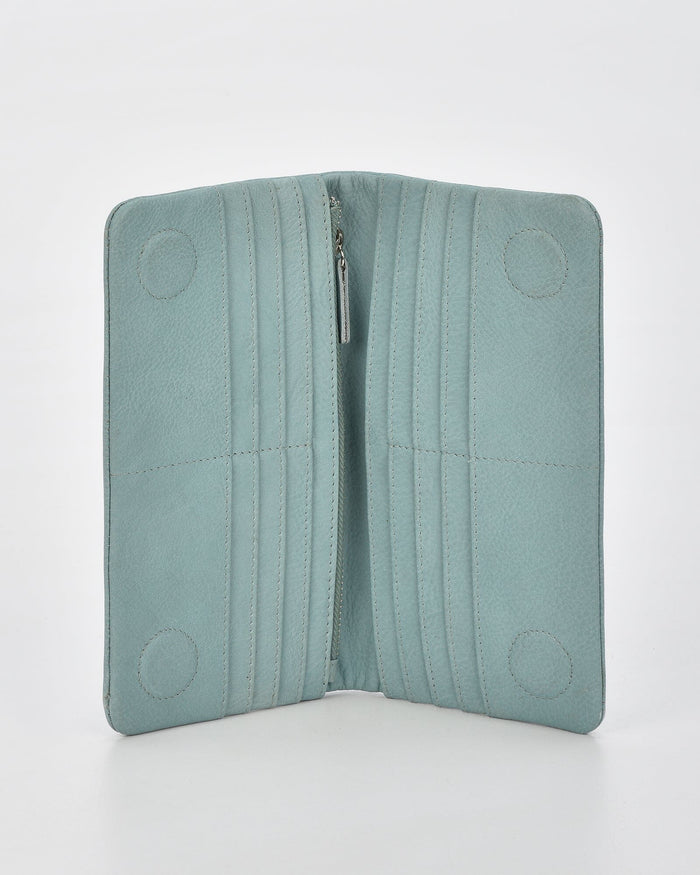 Luna RFID Leather Ladies Wallet - Ocean