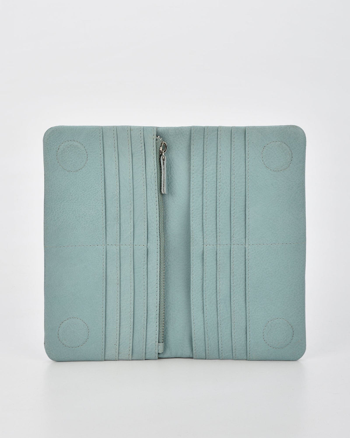Luna RFID Leather Ladies Wallet - Ocean