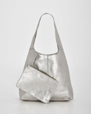 Lynx Metallic Hobo With Pouch - Gold