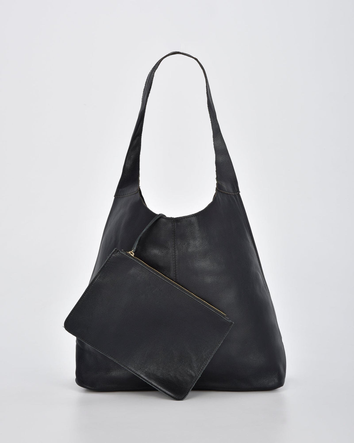 Lynx Metallic Hobo With Pouch