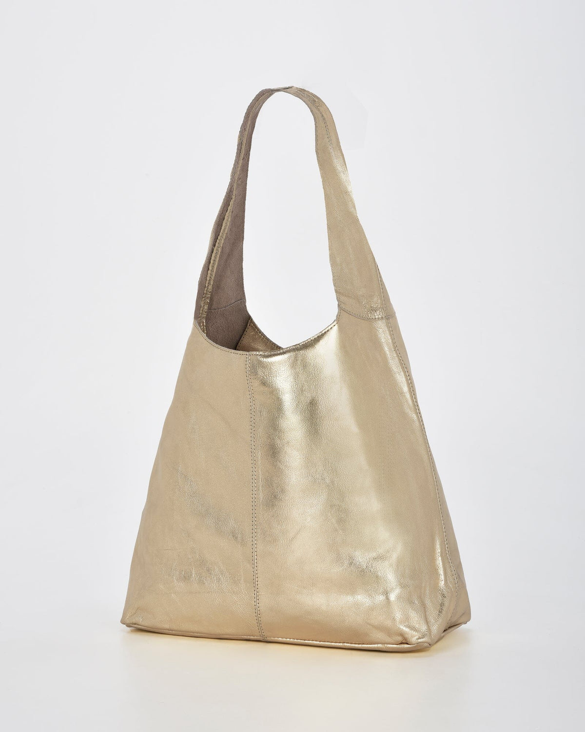 Lynx Metallic Hobo With Pouch