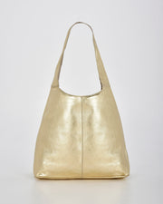 Lynx Metallic Hobo With Pouch - Gold