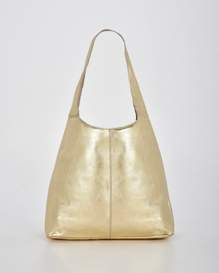 Lynx Metallic Hobo With Pouch